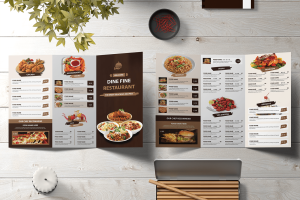 Mẫu menu đẹp được sử dụng trong các lĩnh vực, nhà hàng, quán cafe